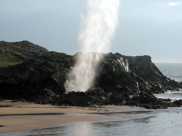 Bomb exploded on beach